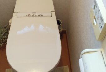 以前まで使用されていたトイレになります。<br />
パナソニック製のアラウーノでした。<br />
<br />
